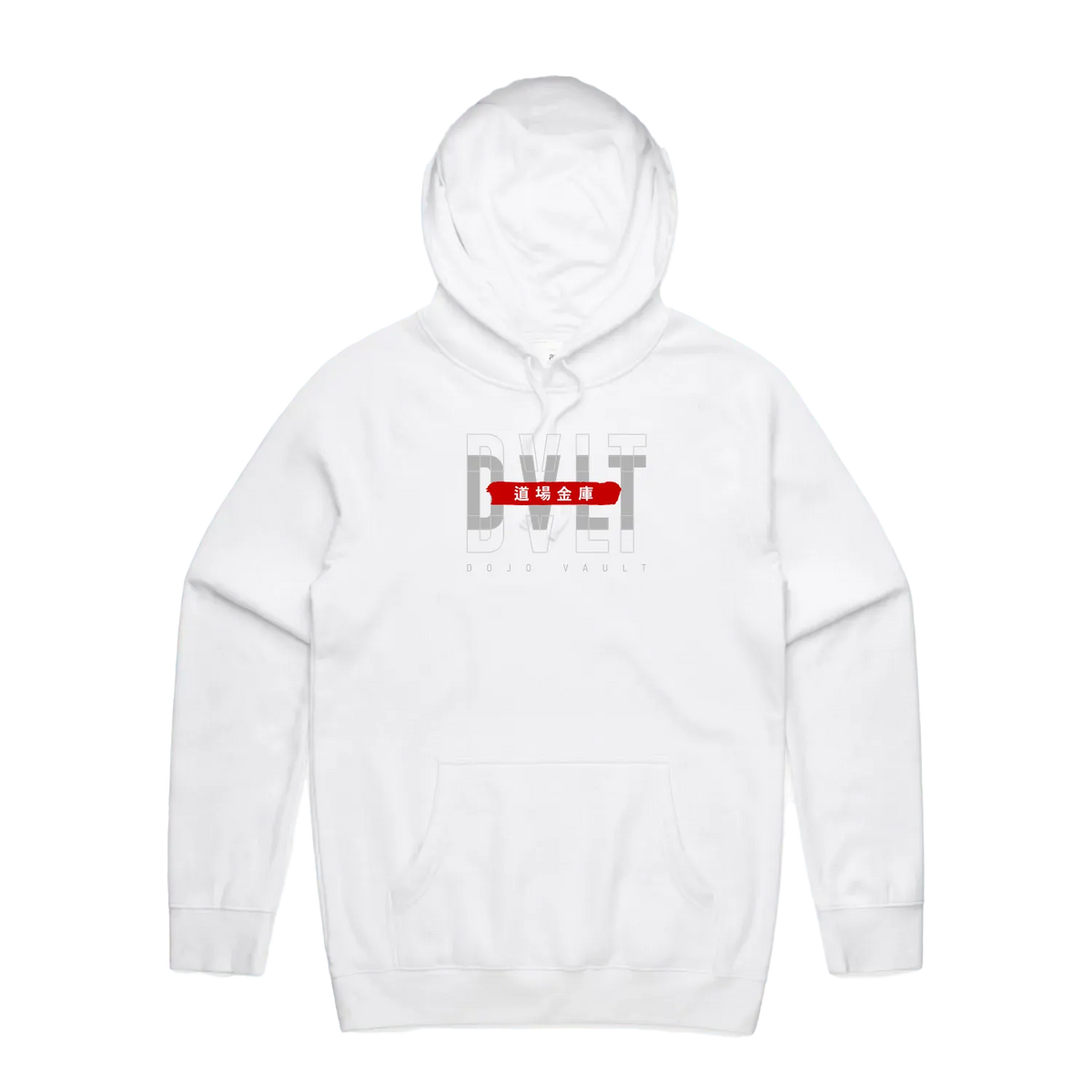 White front flat lay